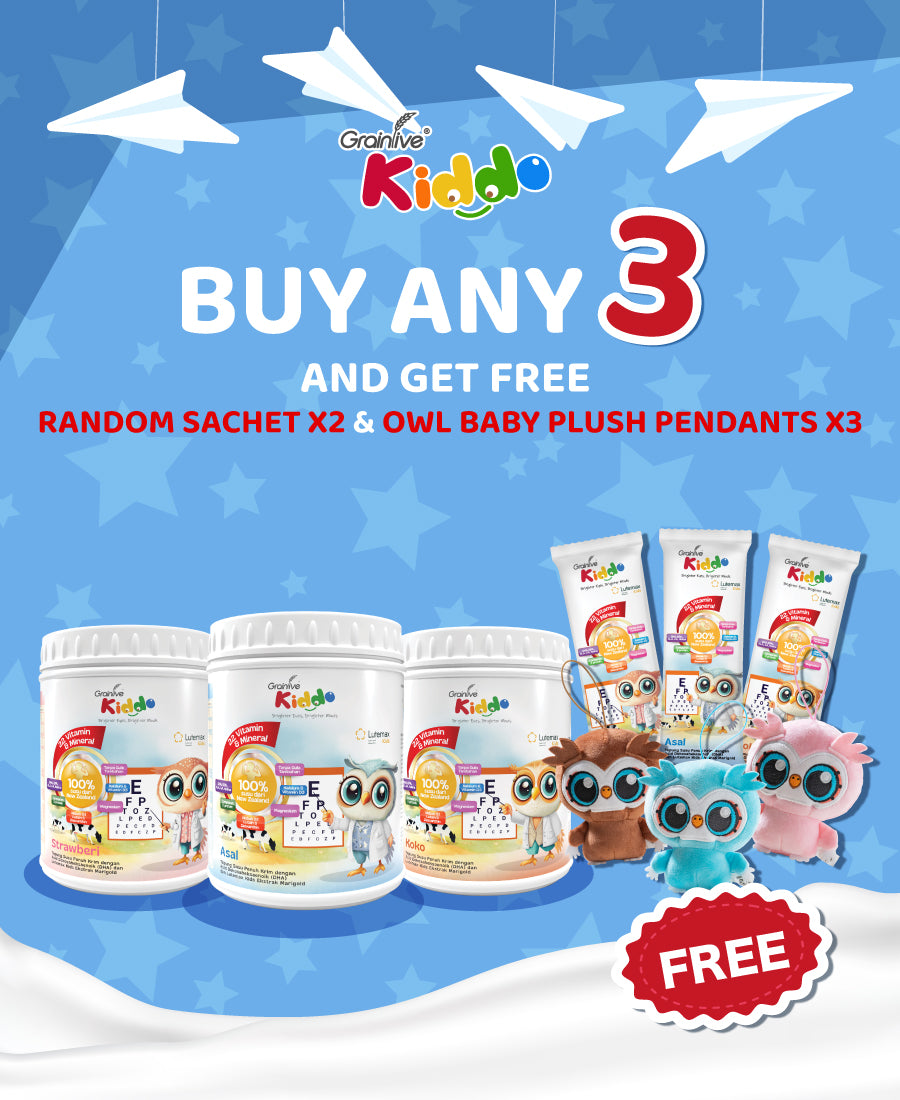 【Kiddo】Buy 3 And Free 5 Gifts
