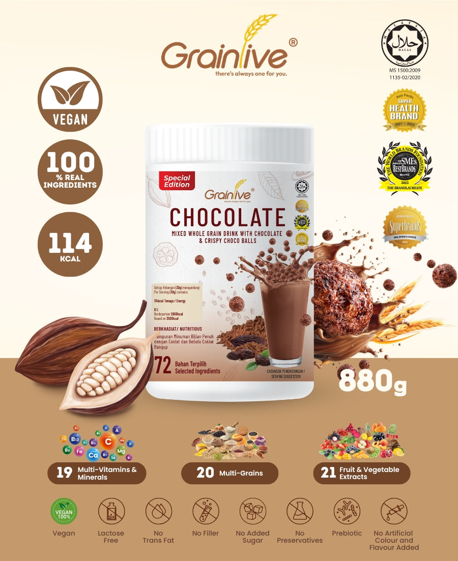 Grainlive® Special Edition Chocolate & Crispy Choco Balls 880g