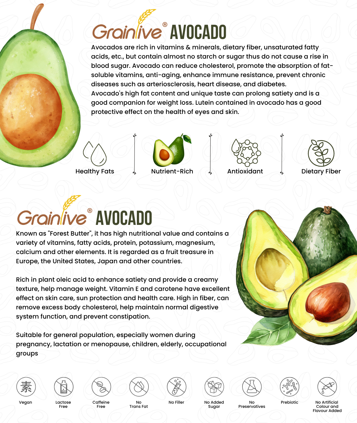 Grainlive® Avocado 800g