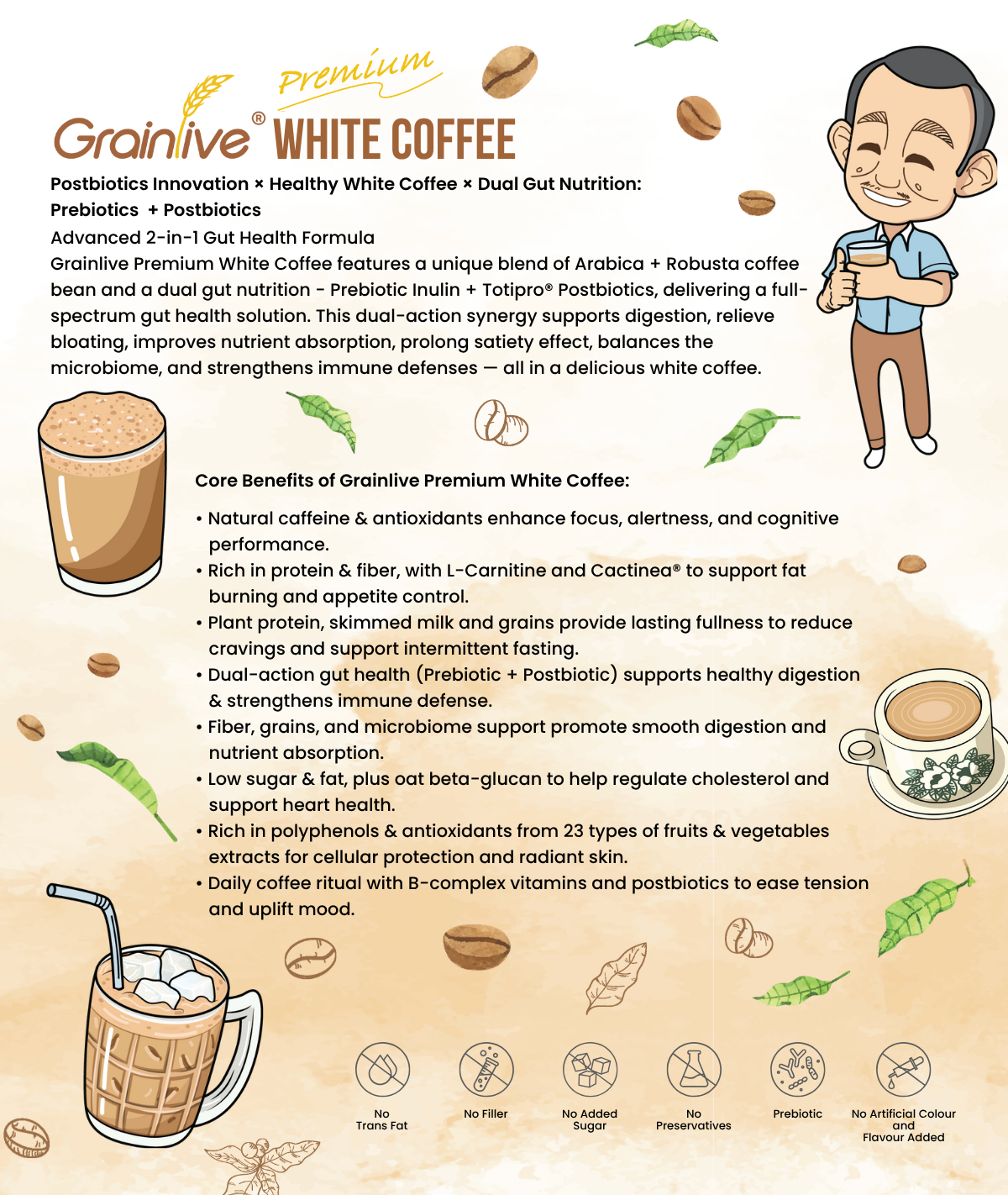 Grainlive® White Coffee 800g