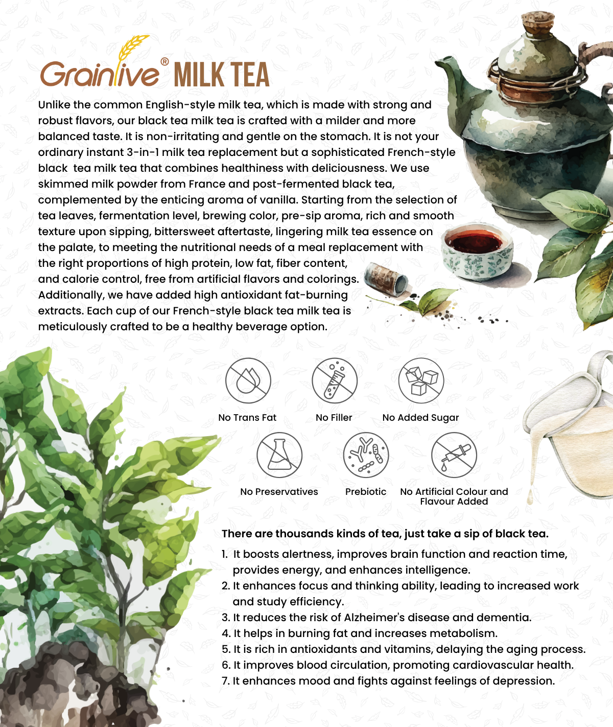 Grainlive® Milk Tea 800g