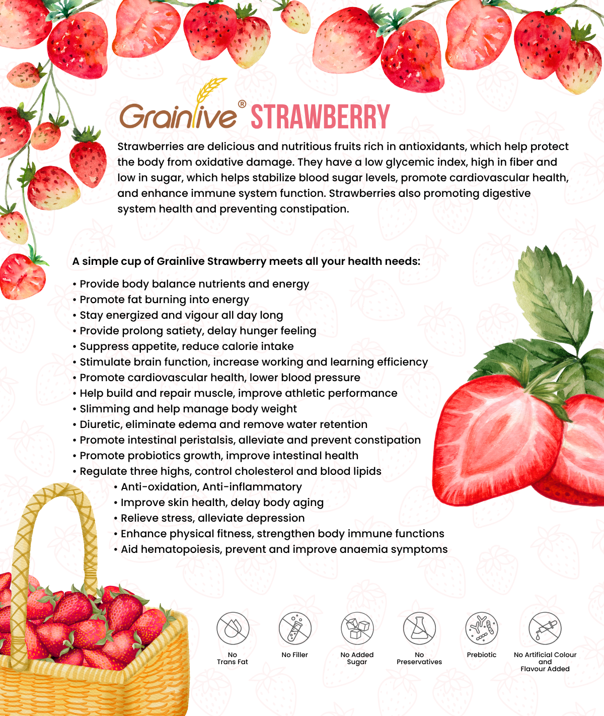 Grainlive® Strawberry 800g