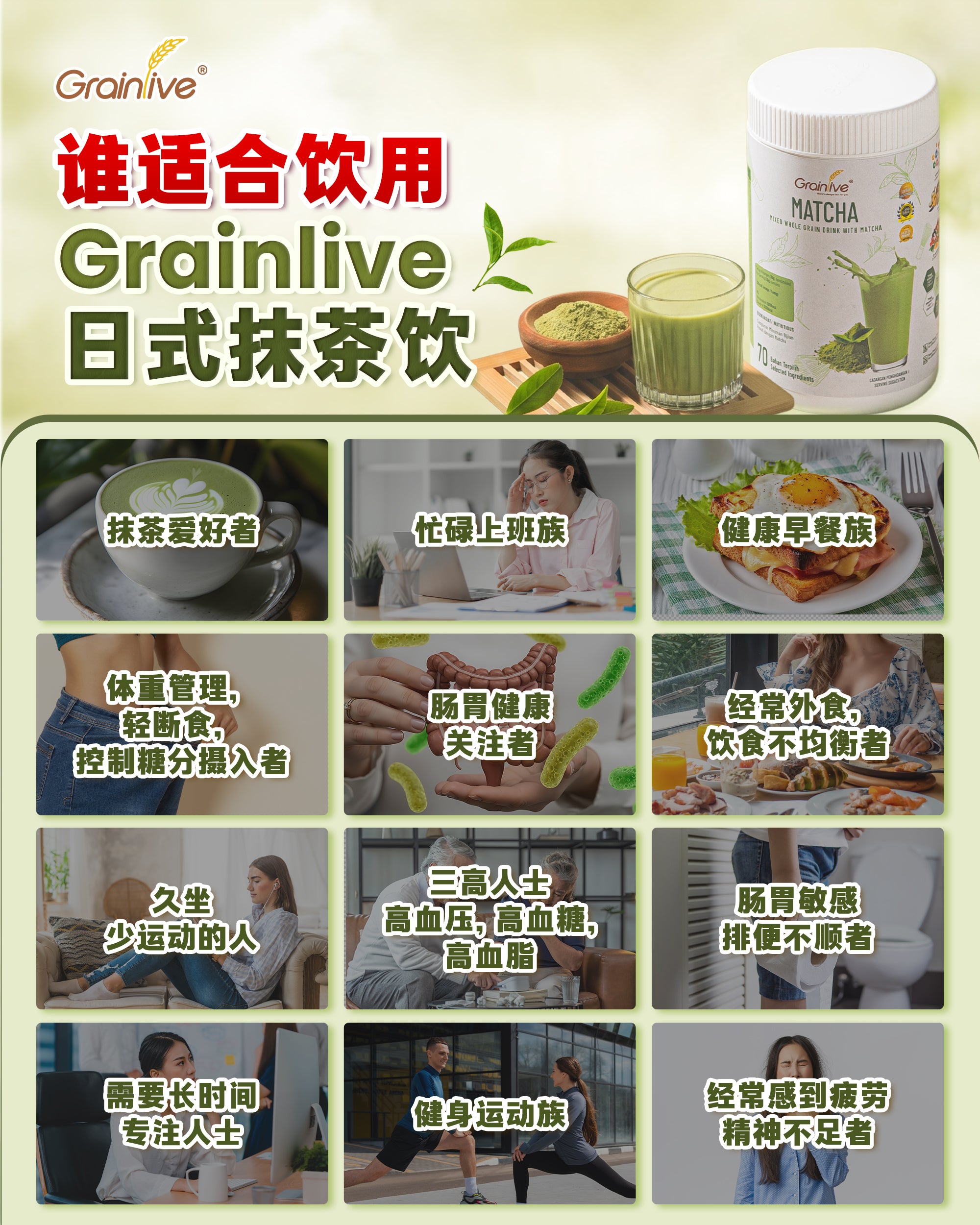 Grainlive® Matcha 800g