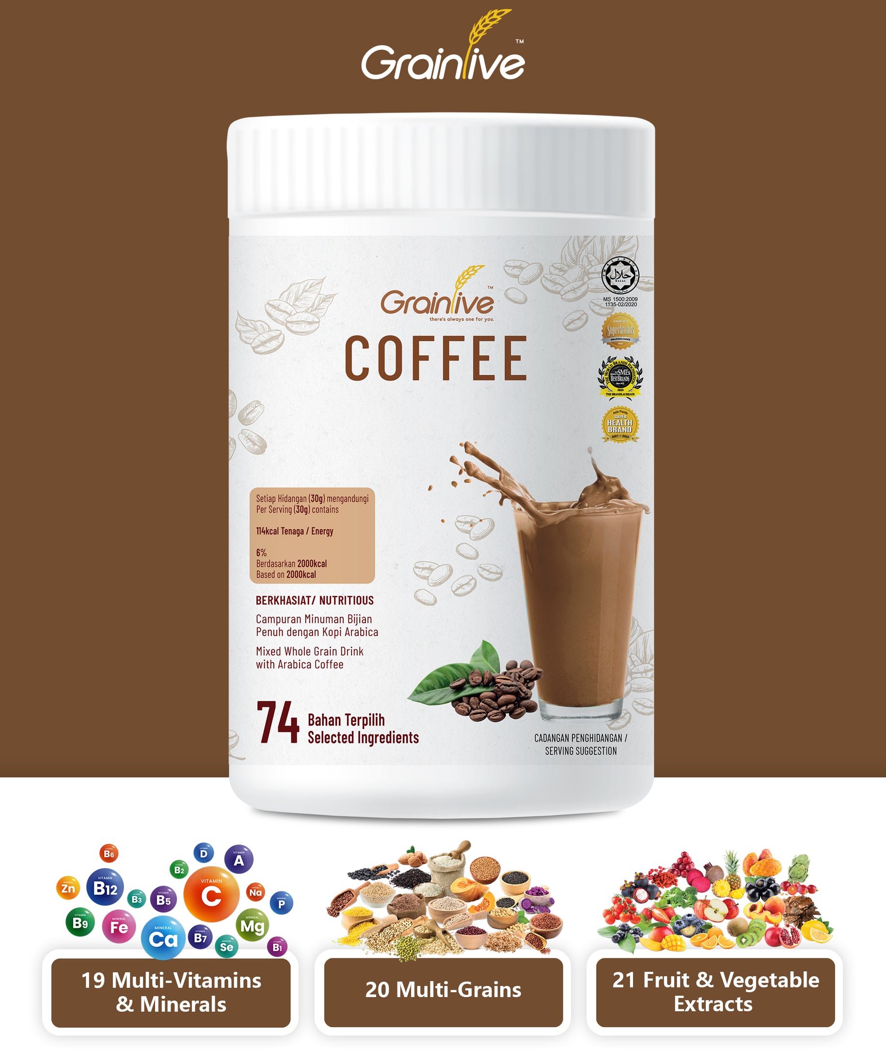 Grainlive Coffee 800g