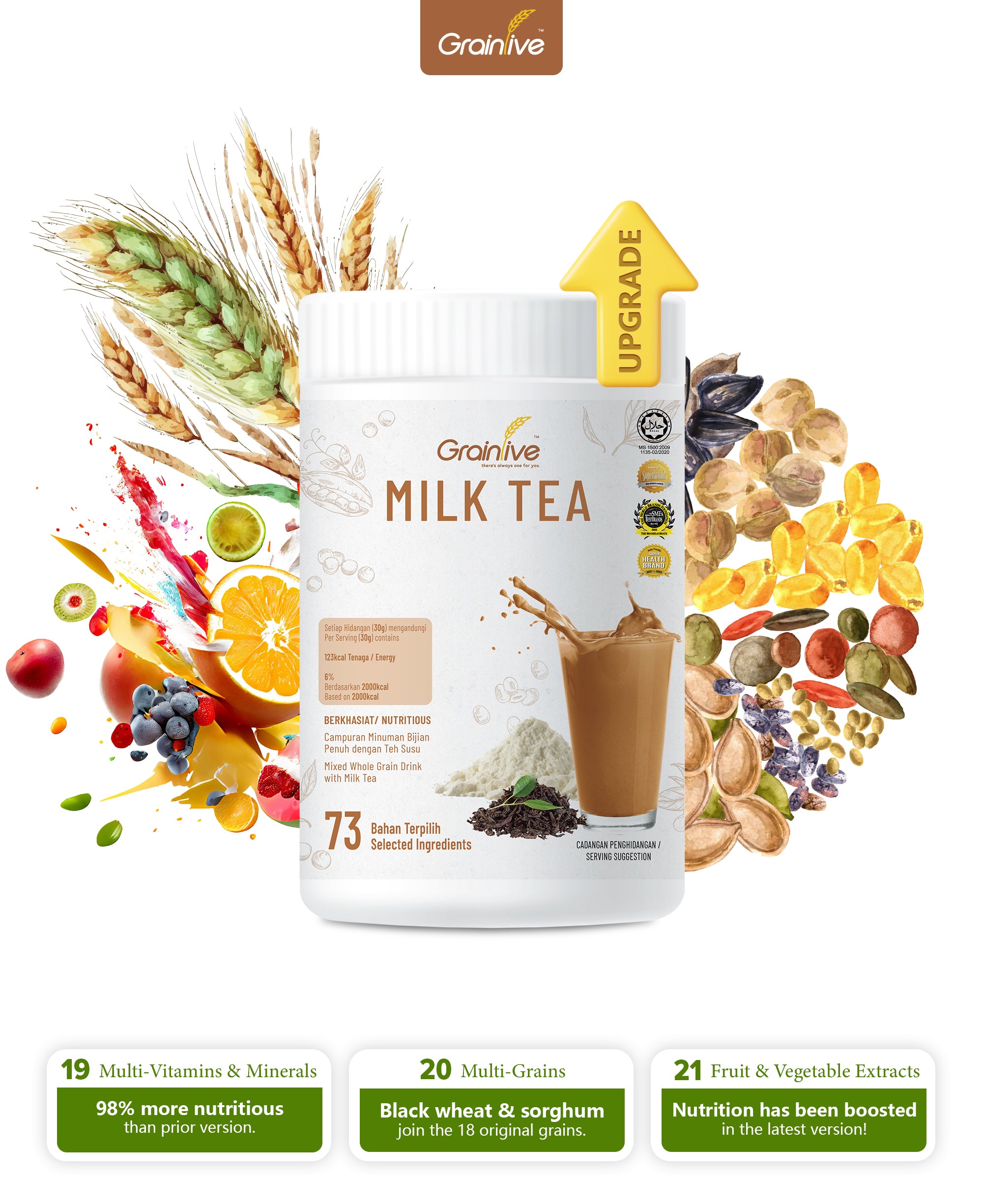 Grainlive French Milk Tea Nutrition Meal Replacement