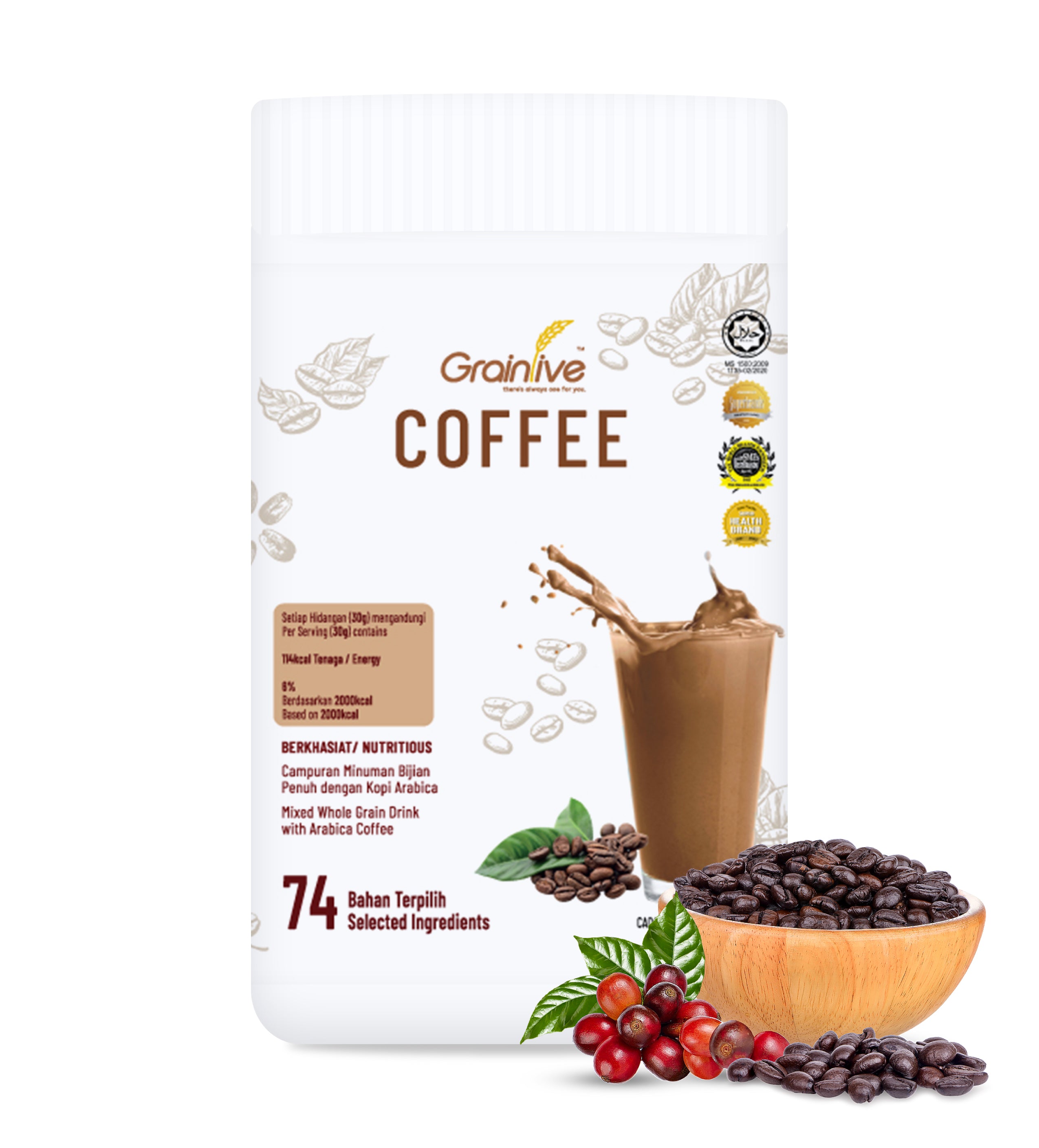 Get Your Daily Nutrition with Grainlive Coffee Meal Replacement